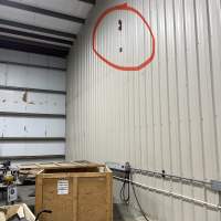 Example of inaccessible fire extinguisher